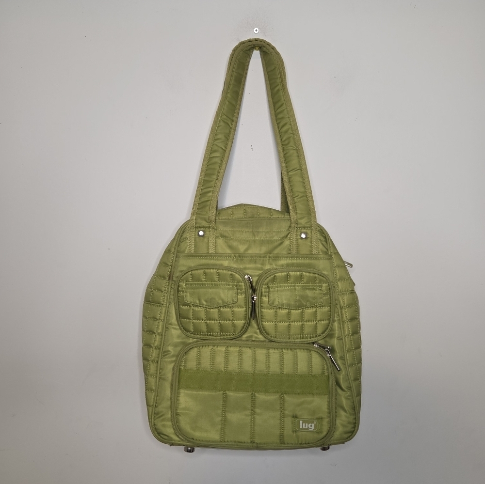 Lug Puddle Green Quilted Women's Bag